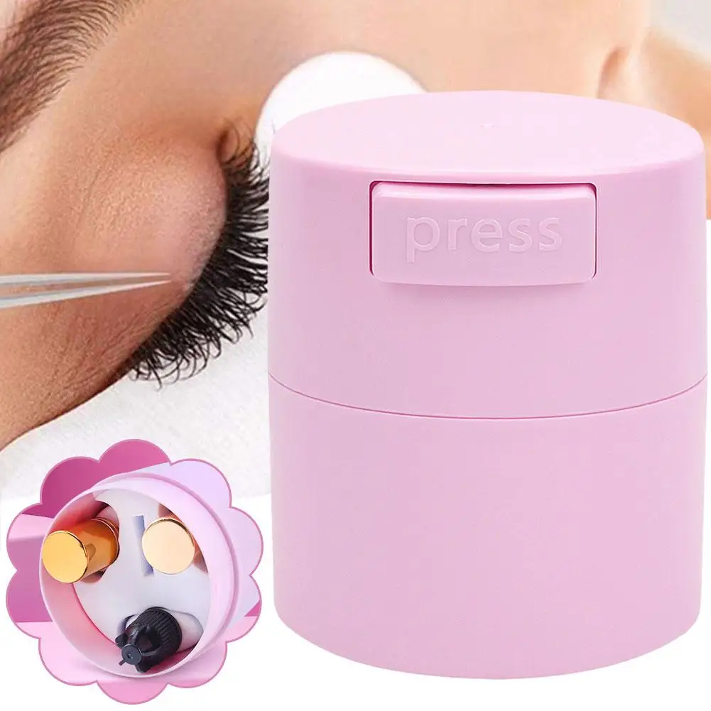 

Eyelash Glue Storage Tank Holder Container Adhesive Jar Cosmetic Beauty False Eyelash Tool Sealed Accessories Stand G7M2
