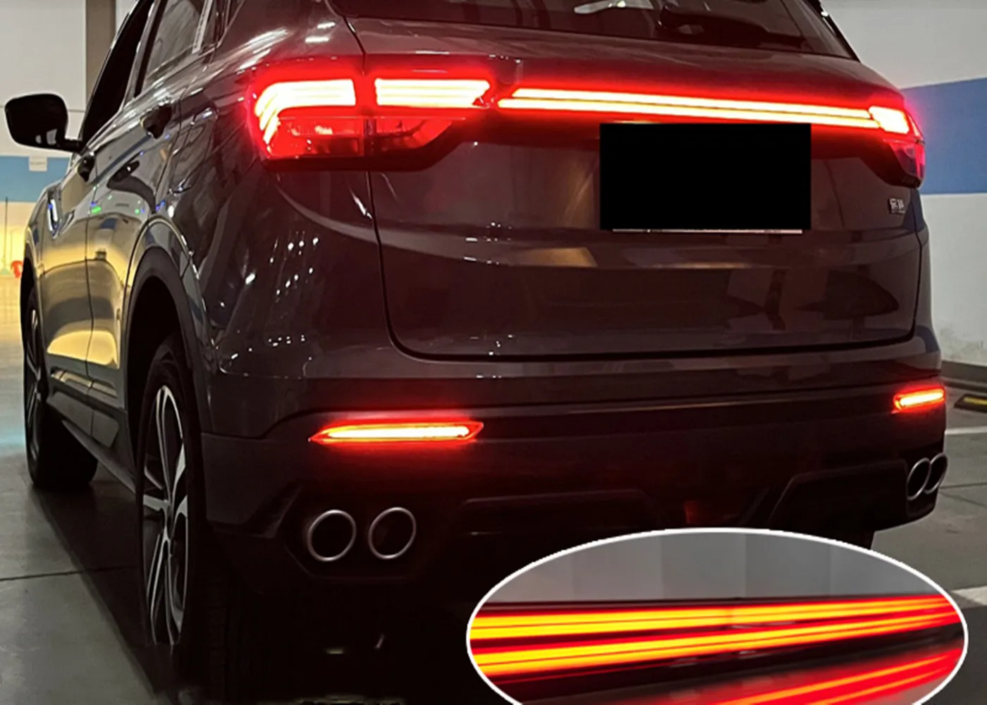 Car Led Additional High brake light driving light tail light for Geely