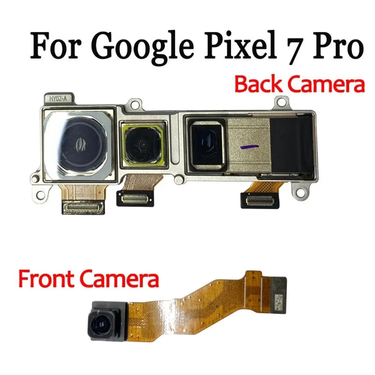 

Rear Back Camera For Google Pixel 7 Pro Main Backside Big Camera Module Flex Cable Replace For Google Pixel 7Pro Front Camera