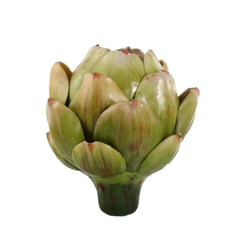 Artificial plant green faux fruit home kitchen home decorations artificial decorations faux artichokes artichoke
