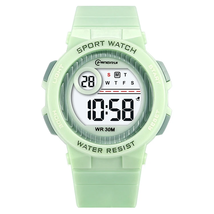 Waterproof Digital Kids' Sport Watch – Blue Electronic Alarm Clock