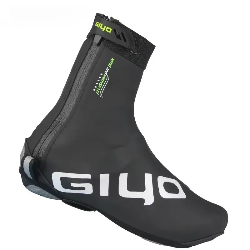 Cycling Shoe Covers Waterproof Cycling Overshoes Bicycle Shoes Covers Reflective Windproof Winter Fleece