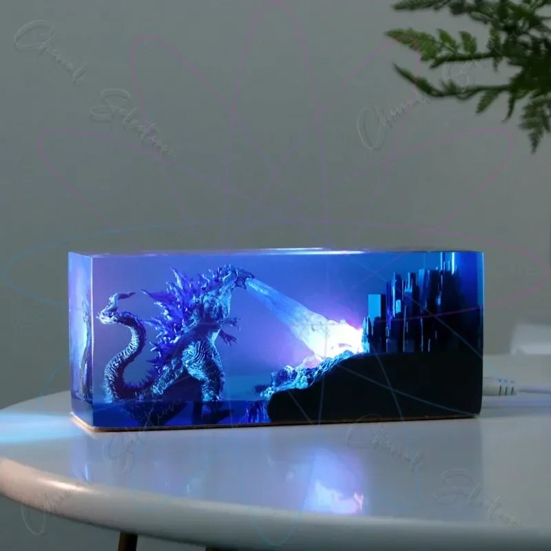 Foreign Trade Creativity City War Series Night Light Ornament Epoxy Resin Handicraft