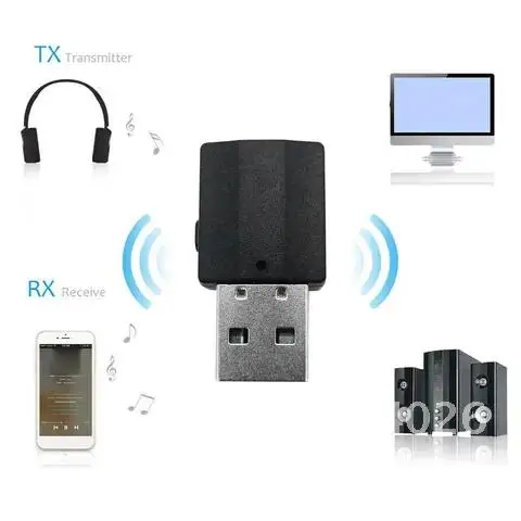 

Wireless Audio Adapter Mini Stereo Bluetooth AUX 3.5mm Jack For TV PC Car Kit USB Bluetooth-compatible 5.0 Transmitter Receiver