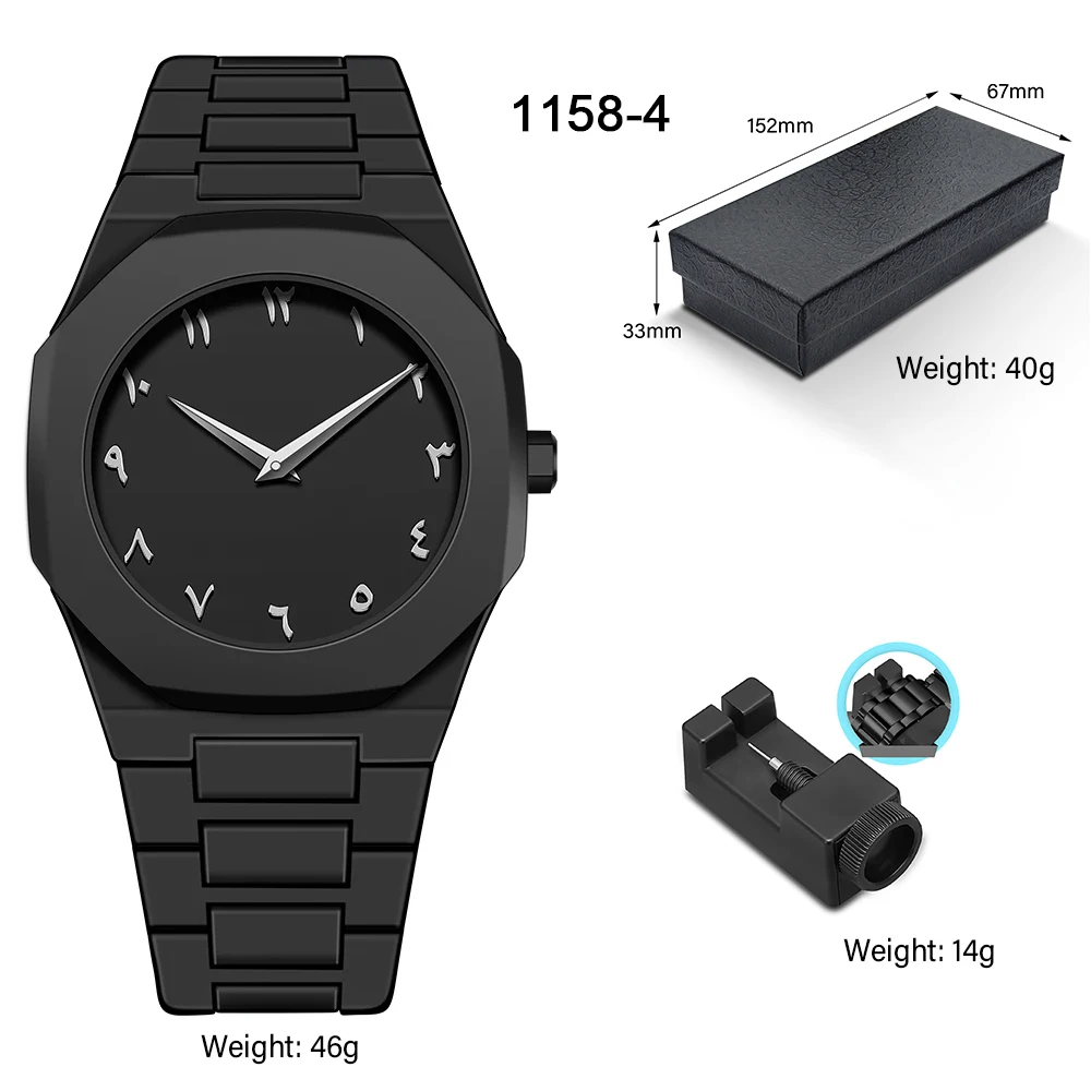 Men's Minimalist Design Quartz Watch - Polycarbonate, Fashion Calendar, Waterproof