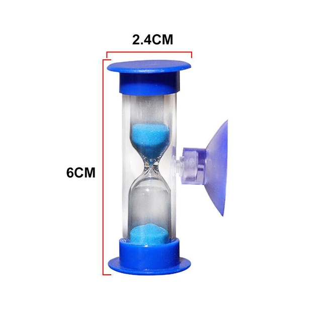 Minuterie de douche 3 Min, horloge de sable, minuterie de brossage