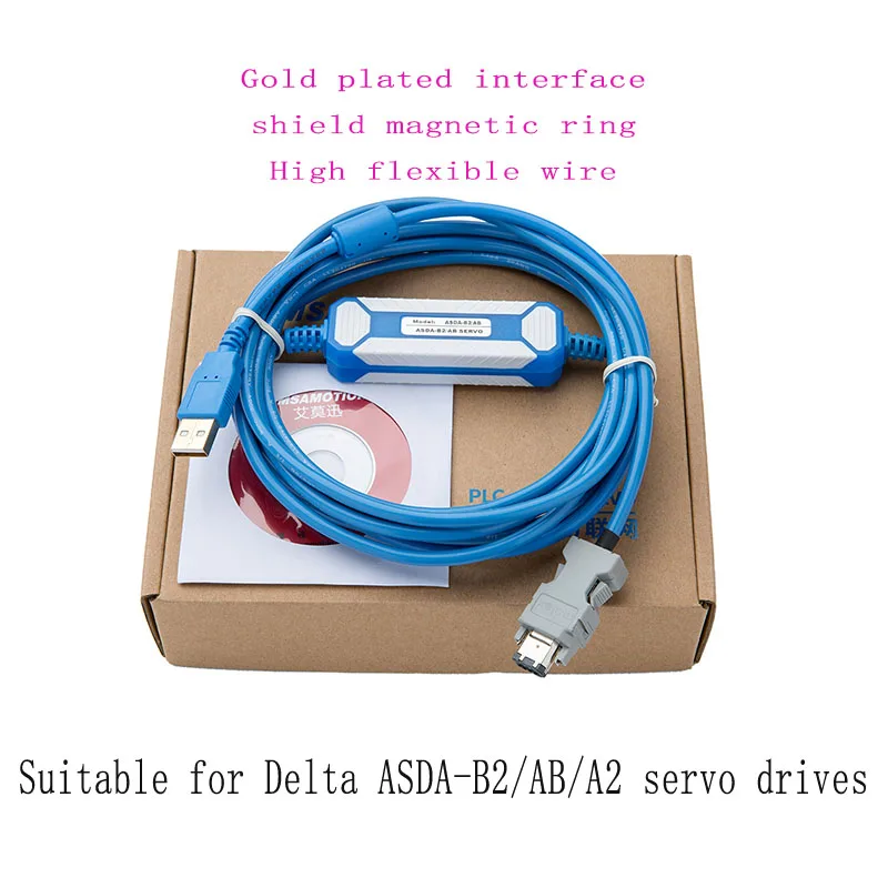 Delta ASDA B2/AB/A2 servo drive CN3 download data cable USB ASD CNUSOA08 AliExpress