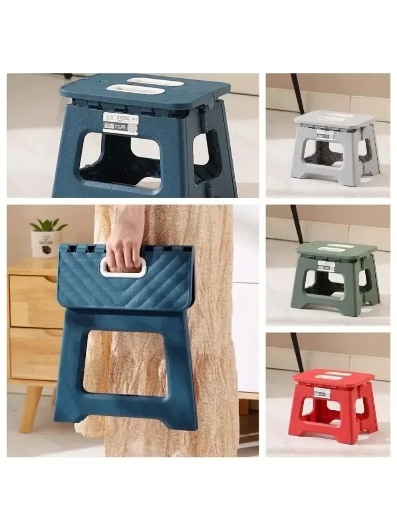 Lightweight Folding Step Stool Non-Slip Plastic