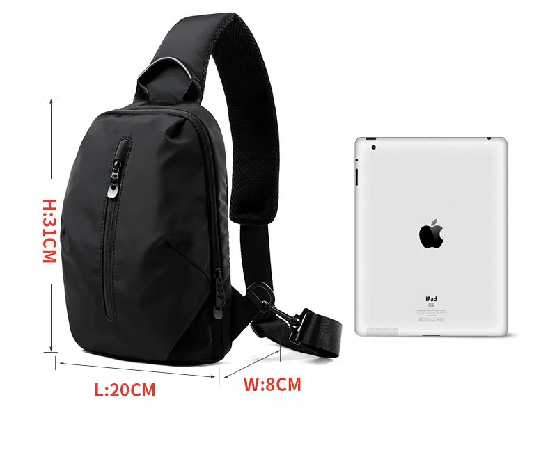 Borsa a tracolla da uomo per uomo Borsa a tracolla casual da uomo Borsa da viaggio estiva per esterni_voghion.com