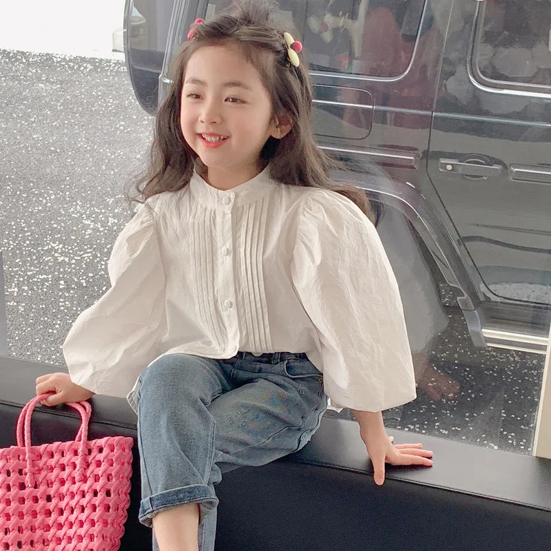 

Girls Baby's Kids Blouse Jacket Outwear 2023 Hot Spring Autumn Shirts Cotton Gift Party Beach Children's Clothing