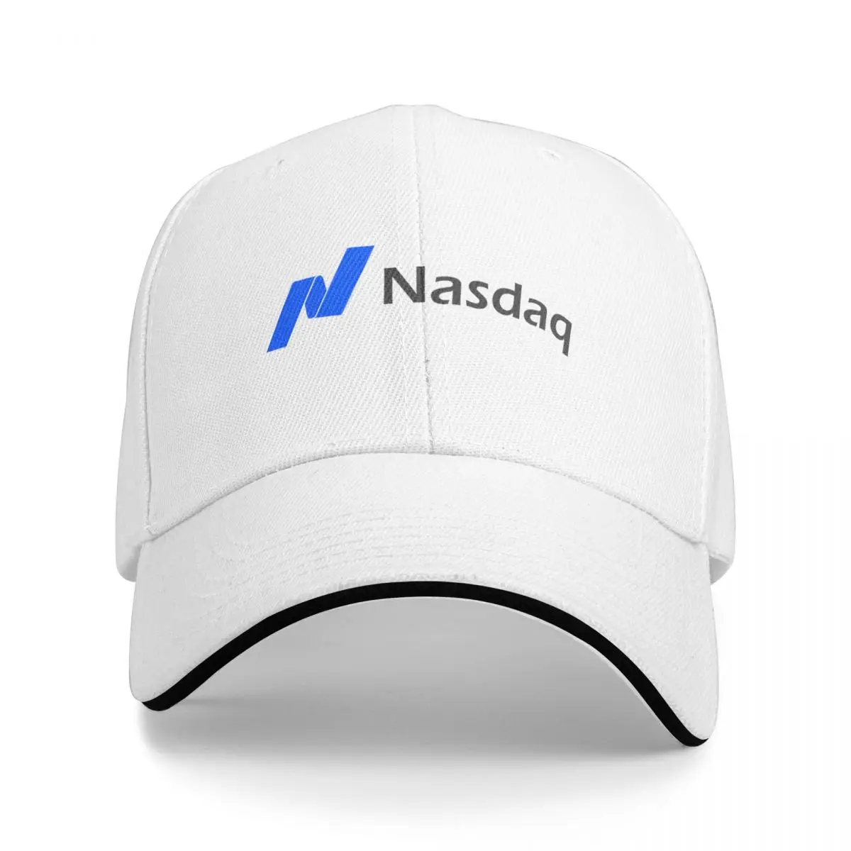 Casquette Snapback Vintage Dow Jones Bourse NASDAQ Bleu