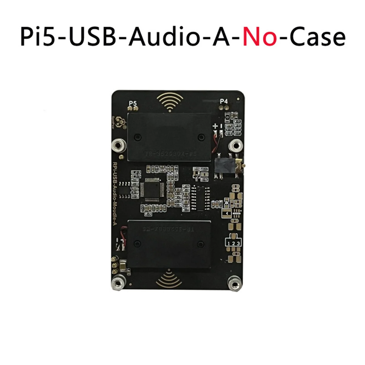 Hot sale For Raspberry Pi5 USB Audio Sound Card Moudle HAT USB Driver-Free Onboard Dual Speakers 3.5mm Headphone Jack