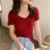 Basic V-neck Solid Thin Summer Pullover Women Female Knitted Ribbed Sweater Slim Short Sleeve Bodycon Sweater Basic V-neck Solid Thin Summer Pullover Women Female Knitted Ribbed Sweater Slim Short Sleeve Bodycon Sweater