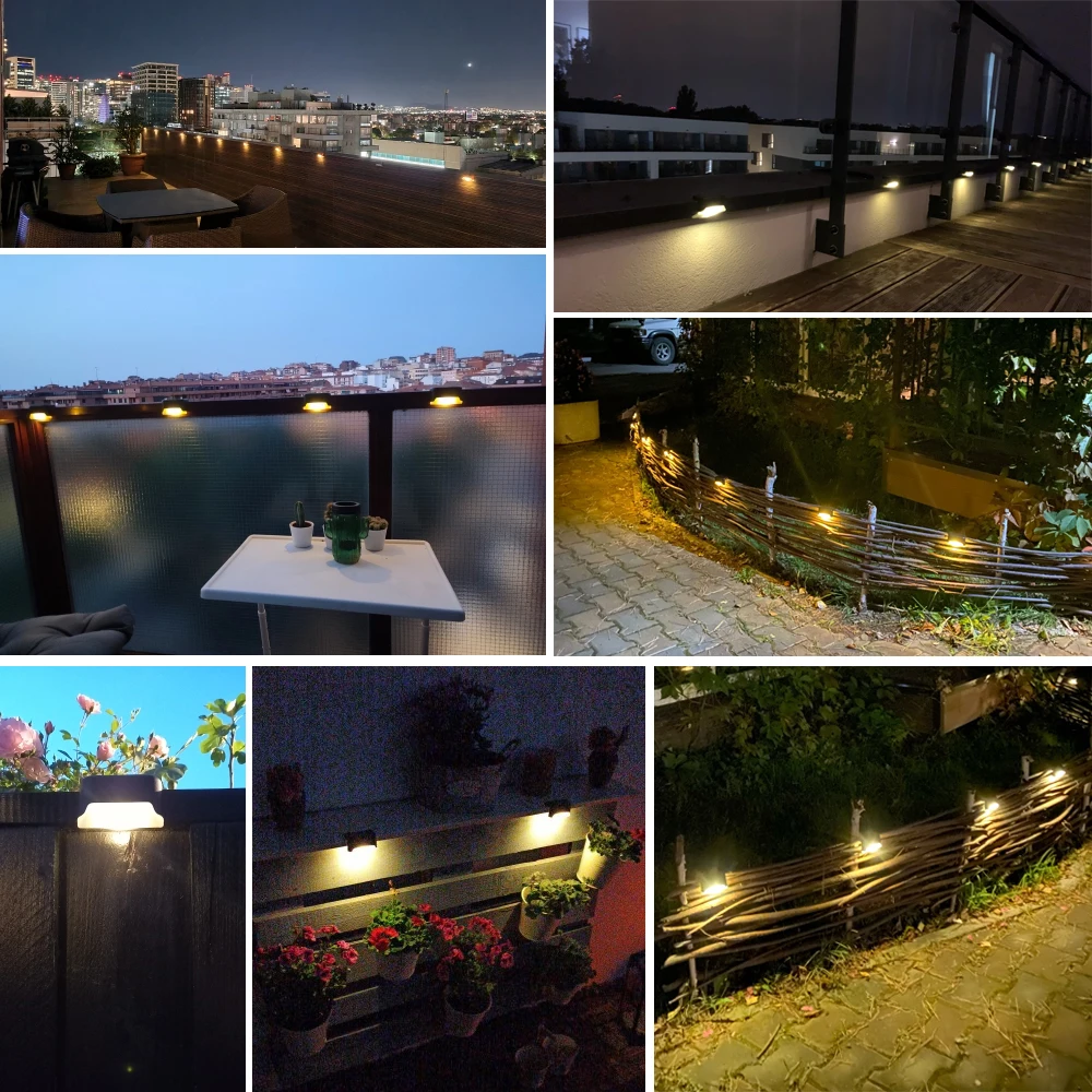 Auratorch Solar Fence Lights