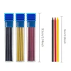 Black Yellow Red 2.8mm Woodworking Automatic Pencil Lead Deep Hole Marking Architectural Drawing Solid 2B Lead Core 6
