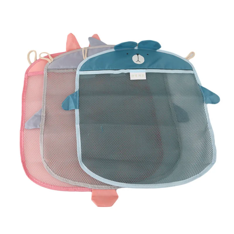 Storage Bag Kitchen Supplies Cartoon Hanging Bags Storage Basket Bathroom Kid Bathing Toy Net Shape Storage Bag Folding Organizer