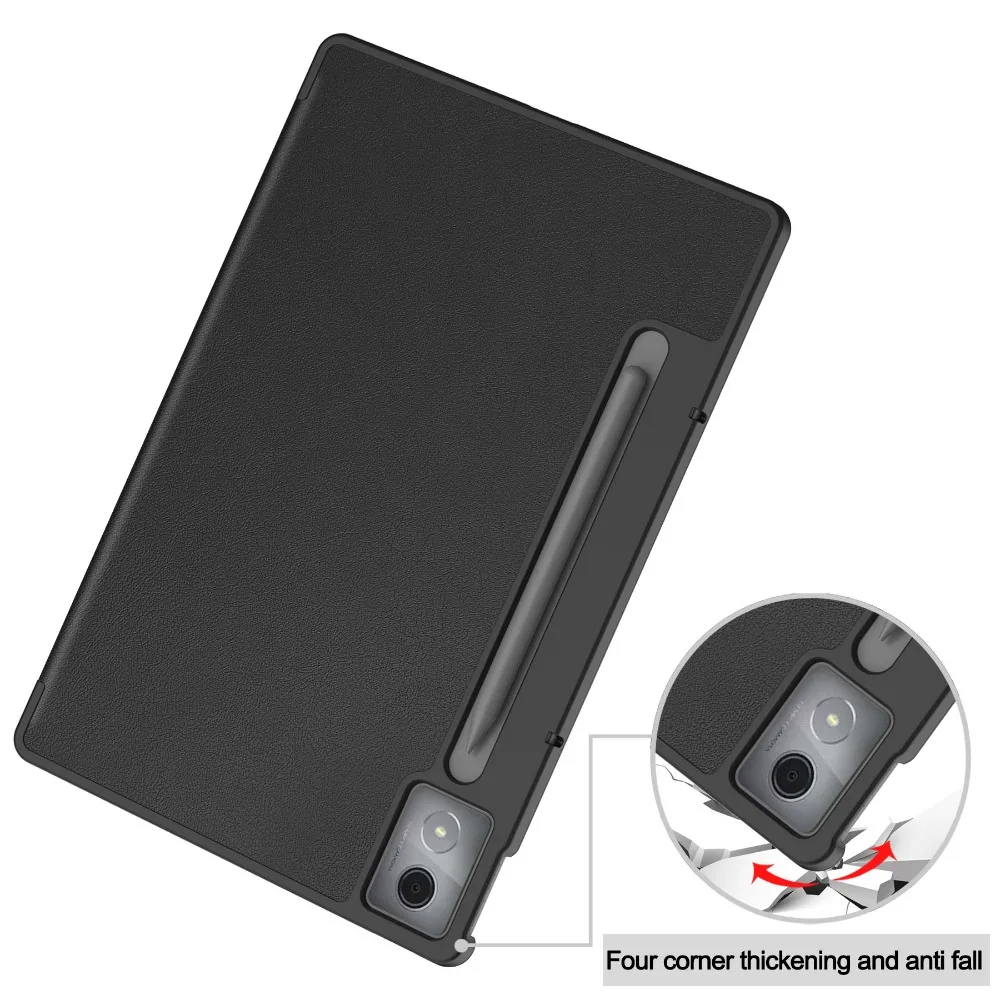Premium Magnetic Tri-Folding PU Leather Stand Cover