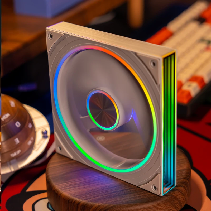 140mm ARGB Fan Infinity Mirror Design 5V 3PIN Aura Sync 4PIN PWM