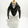 90cm Square Scarf Women New Spring Stain Silk Touch Wrap Shawl Female White Black Color Hijab Scarves Fashion 4