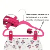 10pcs Velvet Hanger Clips, Clothes Pins, Strong Finger Clips Perfect For Thin Velvet Hangers, Closet Accessories 2
