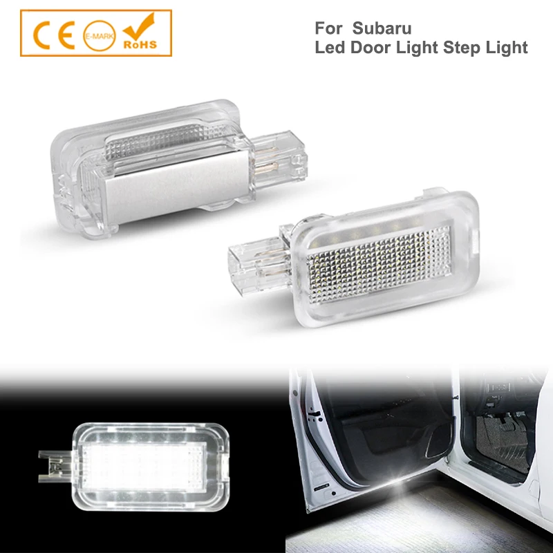 

2Pcs Super bright LED Car Door Light Step Lamp Courtesy Light Assembly For Subaru Forester Outback Legacy XV Tribeca 2010-up