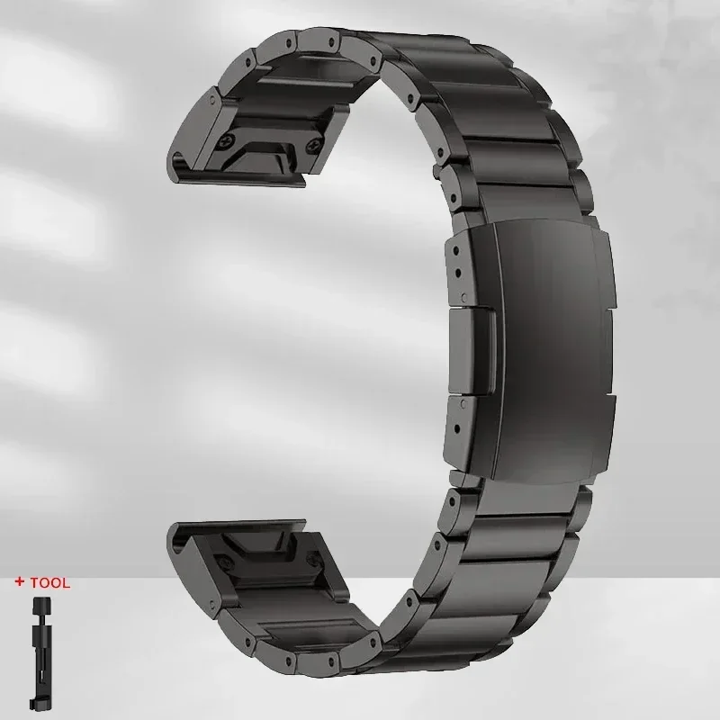 Sleek Titanium Quickfit Strap - Premium Metal Release Watch Band