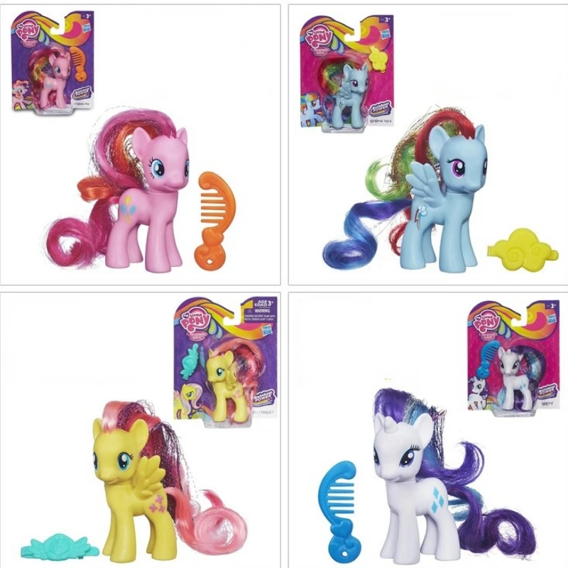 My Little Pony Rainbow Series Princess Girl Toy Twilight Sparkle Rainbow Dash Rare Pinkie Pie Action Figure Model Toy