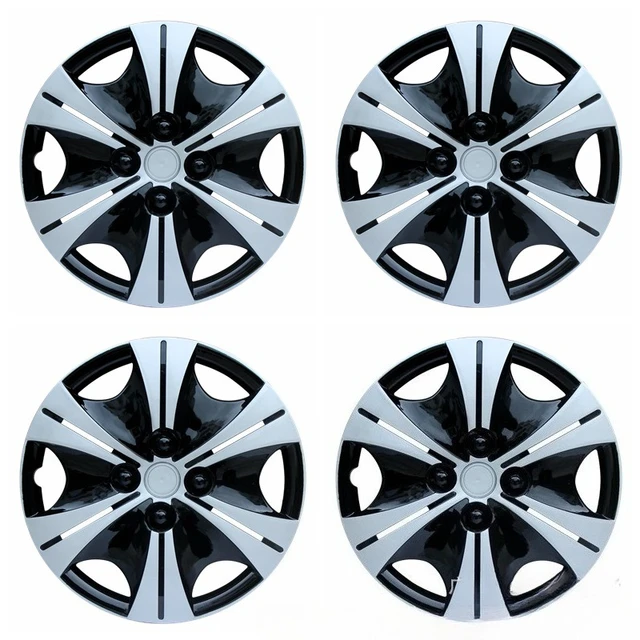 R14 Universal Hub Caps Suitable for 14-inch 15-inch Wheels Wheel Decorative Covers 14in Tire Covers 15in Rim Covers Wheels Tires 1