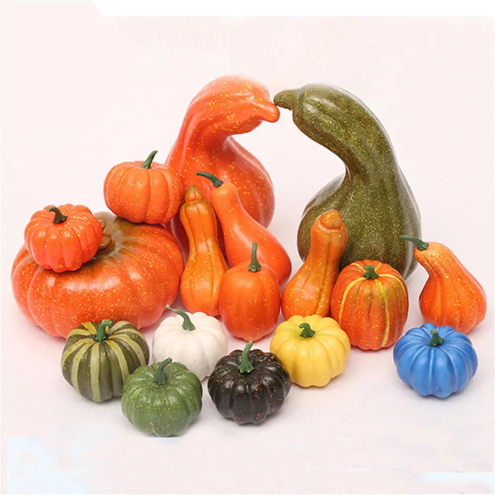 

1Pc Artificial Pumpkin Bubble Fake Pumpkin for Thanksgiving Halloween Christmas Wedding Autumn Decoration Props Fall Pumpkins