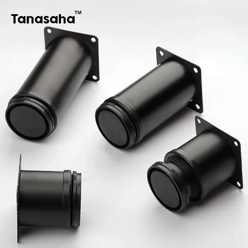 Replacement Metal Feet 4 Pcs White Stainless Steel Adjustable Furniture Legs For Cabinet Sofa Cupboard Furniture Hardware adjustable leveling legs