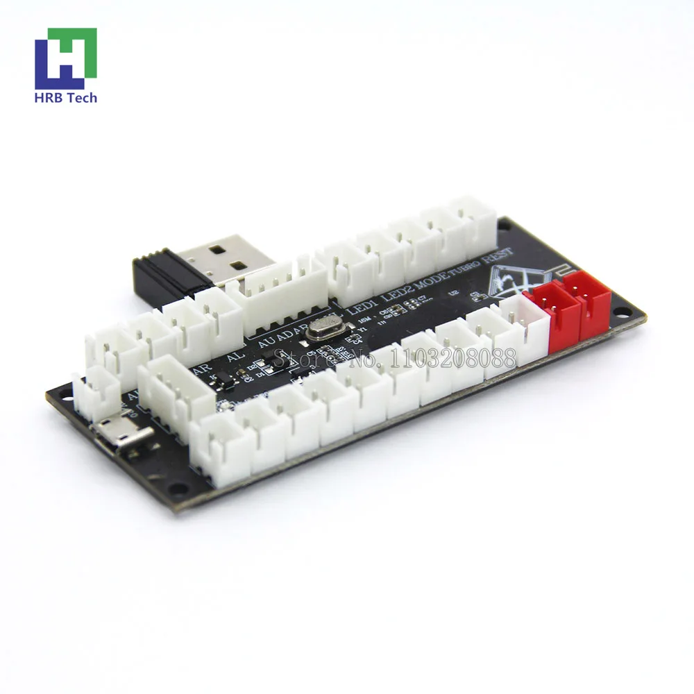2.4G 무선 제로 지연 조이스틱 인코더 아케이드 게임 컨트롤러 보드 Diy 키트 부품 무선 PC/PS3/안드로이드 지원