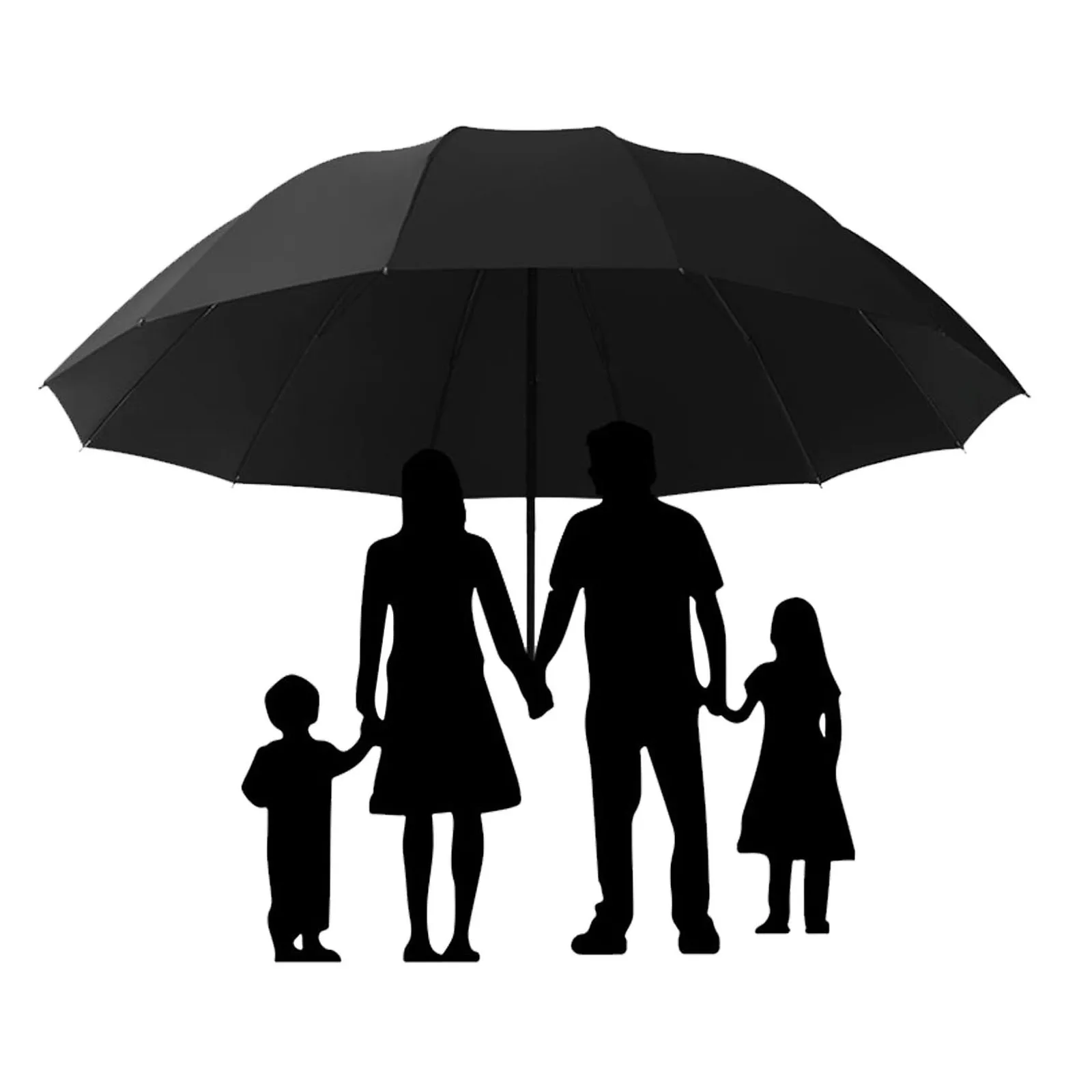 Ten-bone Umbrella 130cm/51.18 Inch Manual Umbrella