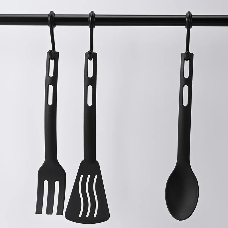 Kitchen Cooking Tools 3Pcs Mini Nylon Kitchen Utensils Set Spoon Fork Cooking Utensils Portable Camping Picnic Tableware Kit - 2