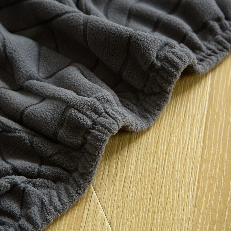 2 Teile/satz Elastische Bürostuhl Armlehne Abdeckungen Jacquard Rotierenden Chalr Arm Schutz Einfarbig Armchalr Abdeckungen für Office Home – Detail 6
