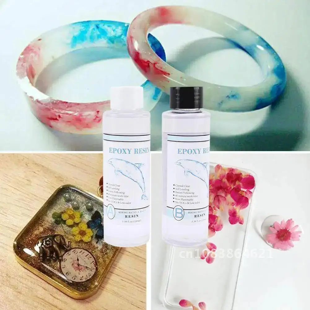 Description Picture 6 of itemEpoxy Resin Kit Crystal Clear Hardener Kit Easy Mix DIY Supplies For Art Casting Resin Jewelry Projects TS1 Adhesives & Sealers