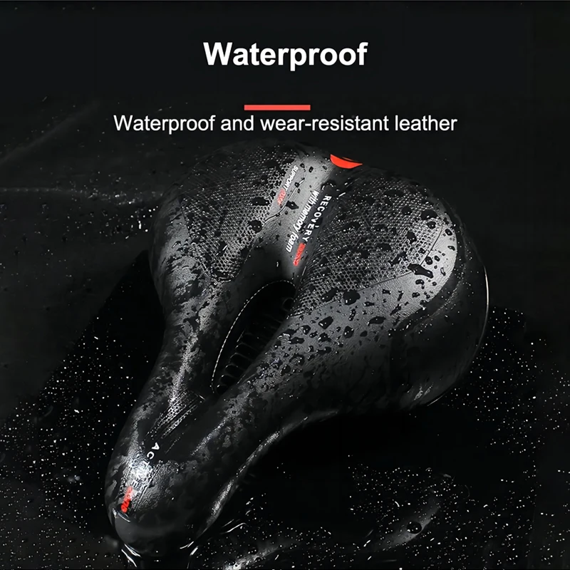 Hollow Breathable Bicycle Saddle for Men and Women,MTB Road Bike,Shock Absorbing,Comfortable,Big Butt,Bike Seat,Safety Warning 6