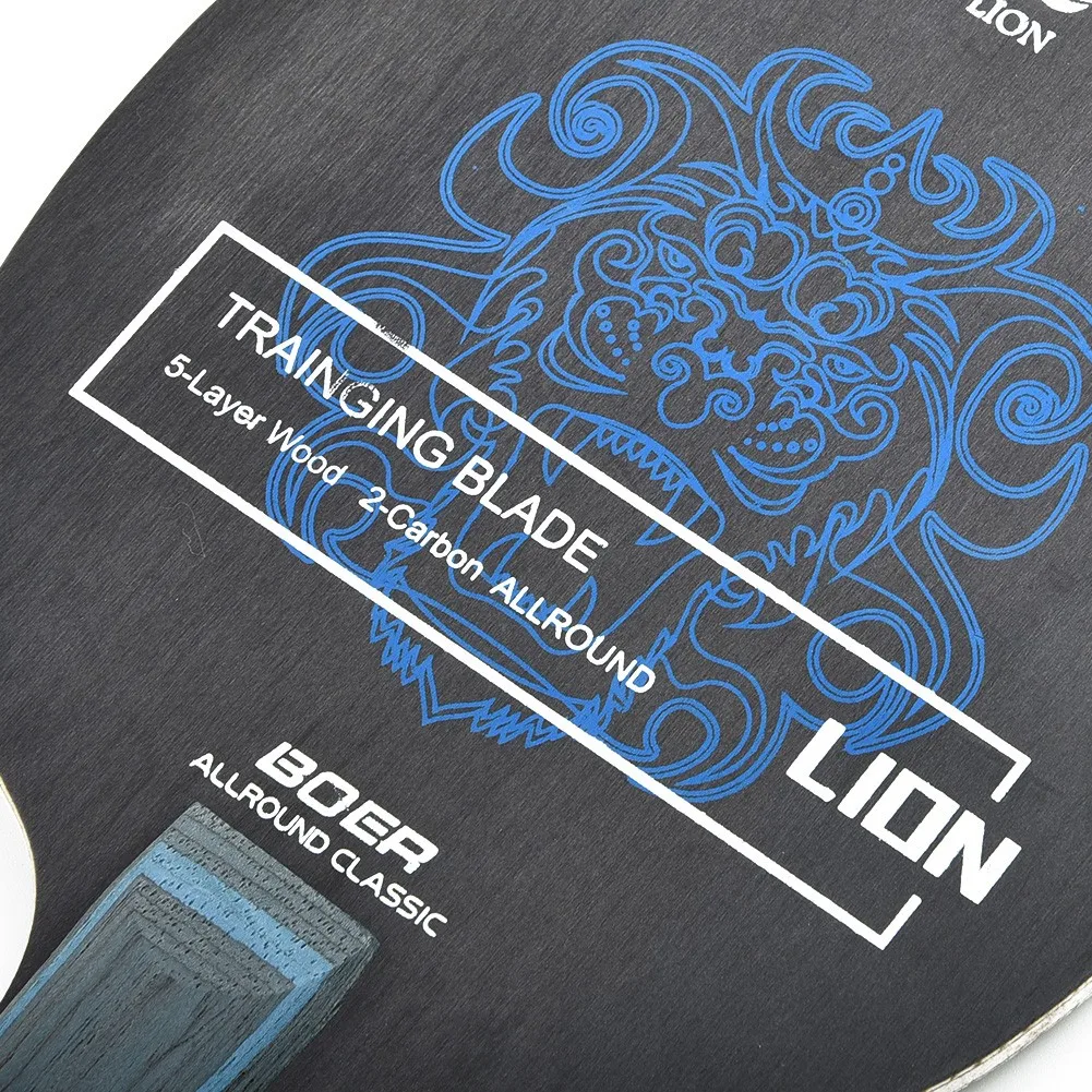 Table Tennis Racket Blade Carbon Fiber Aryl Group Fiber Short/Long Handle 7 Ply Pong Blades Sports Training Accessories