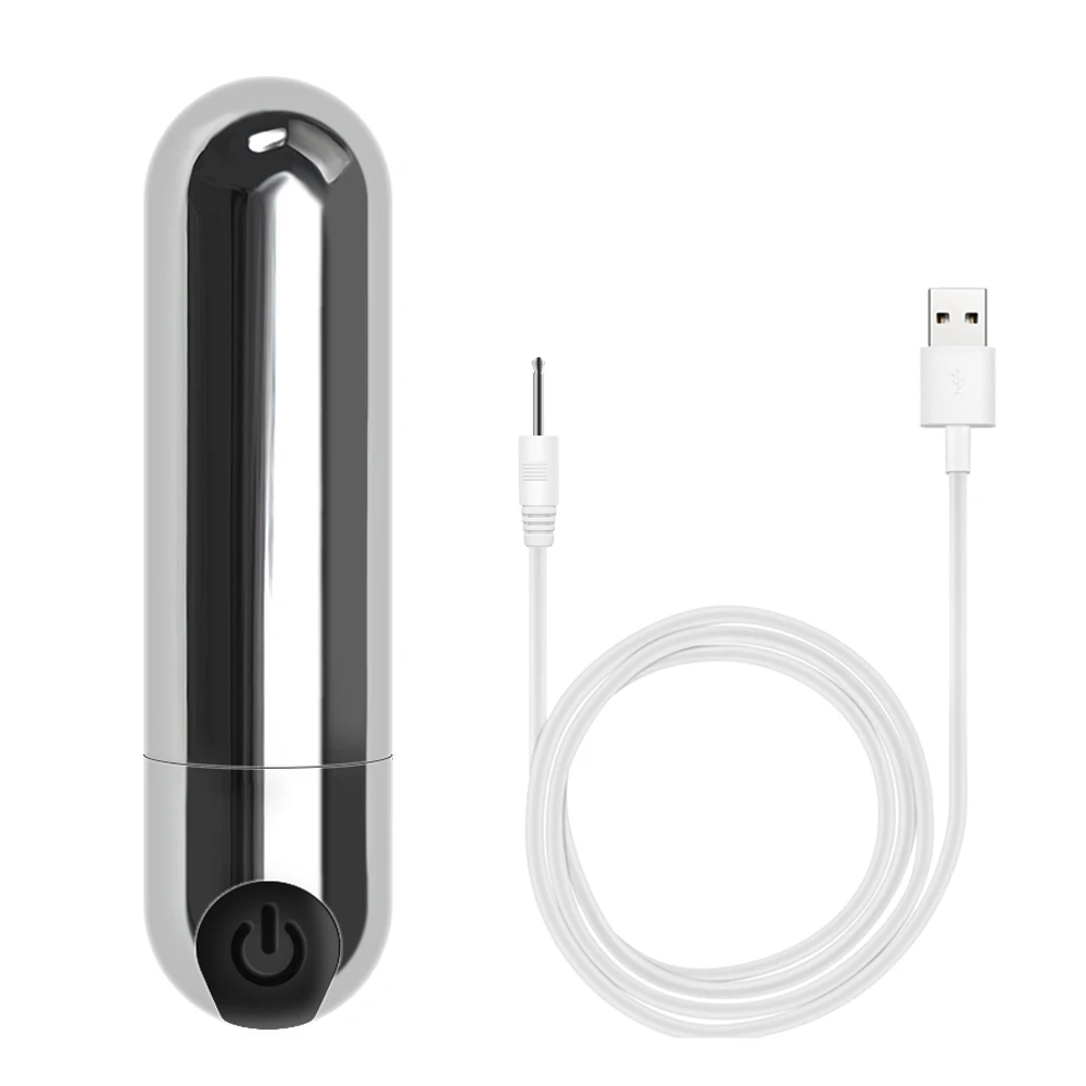 מסאג'ר G-spot 10 מהירויות רטט חזק עמיד למים טעינה באמצעות USB מיני ויברטור כדורי צעצועים מיניים לנשים