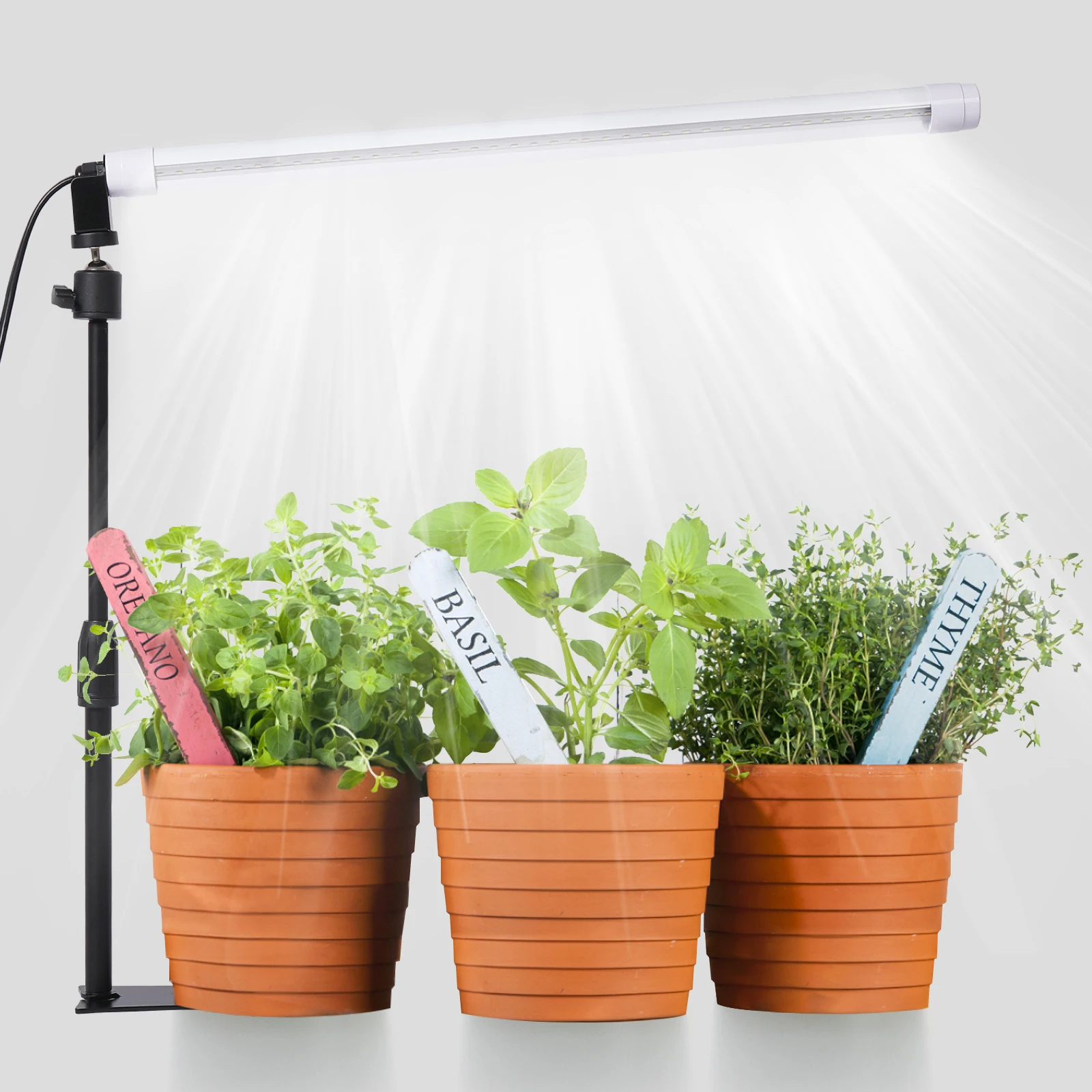 JCBritw LED Grow Light Bar T8 1.3ft Plant Growing Lamp for Indoor