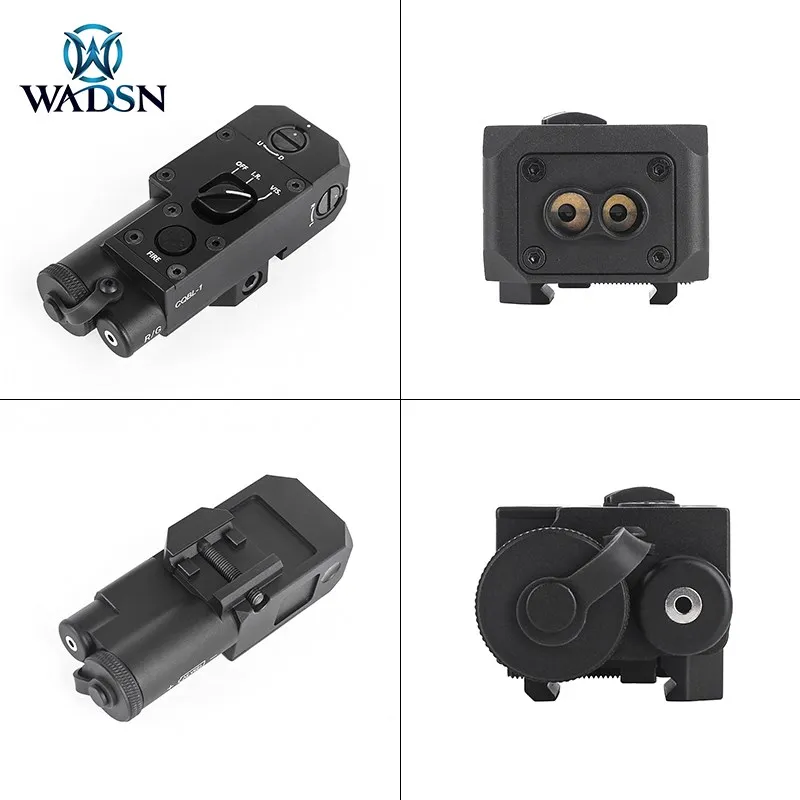 WADSN CQBL Mini Metal Red Green Dot Laser IR Airsoft Aiming Sight Tactical Weapons 20mm Picatinny Rail AR15 Hunting Accessories
