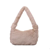 New Trendy and Fashionable Girls and Girls Handheld Plush Bag - Image 5