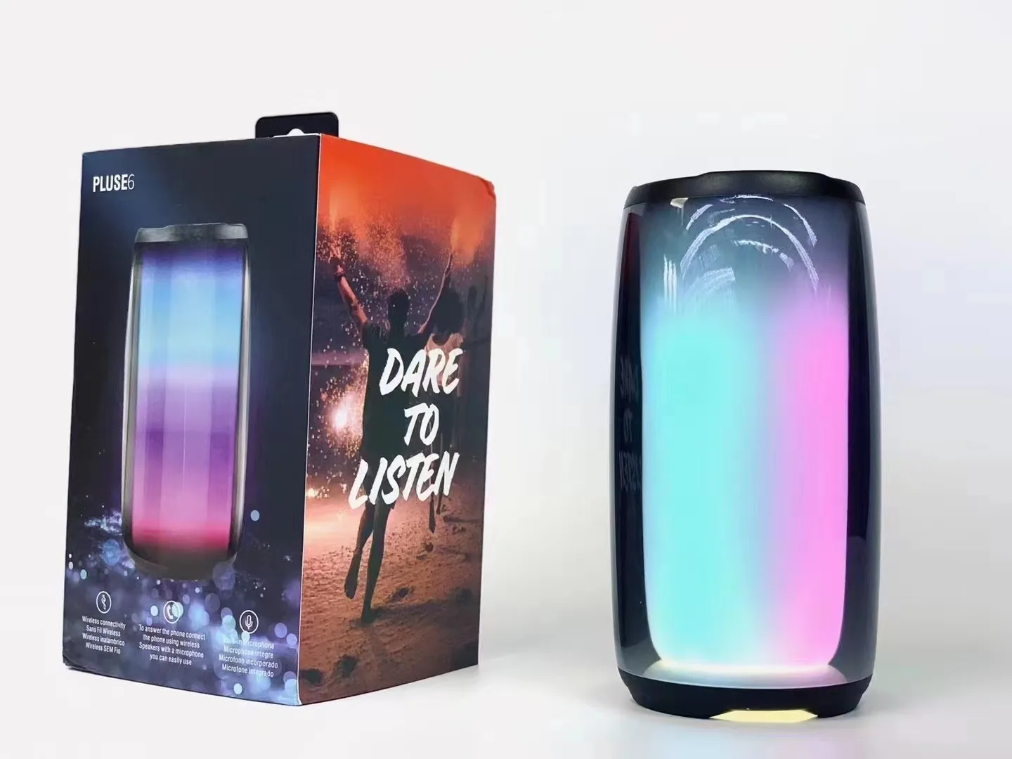 bocina jbl puls 6, columna portátil, lámpara de atmósfera RGB, Boombox de Audio para exteriores, Subwoofer impermeable con micrófono &raquo; bocina jbl puls 6