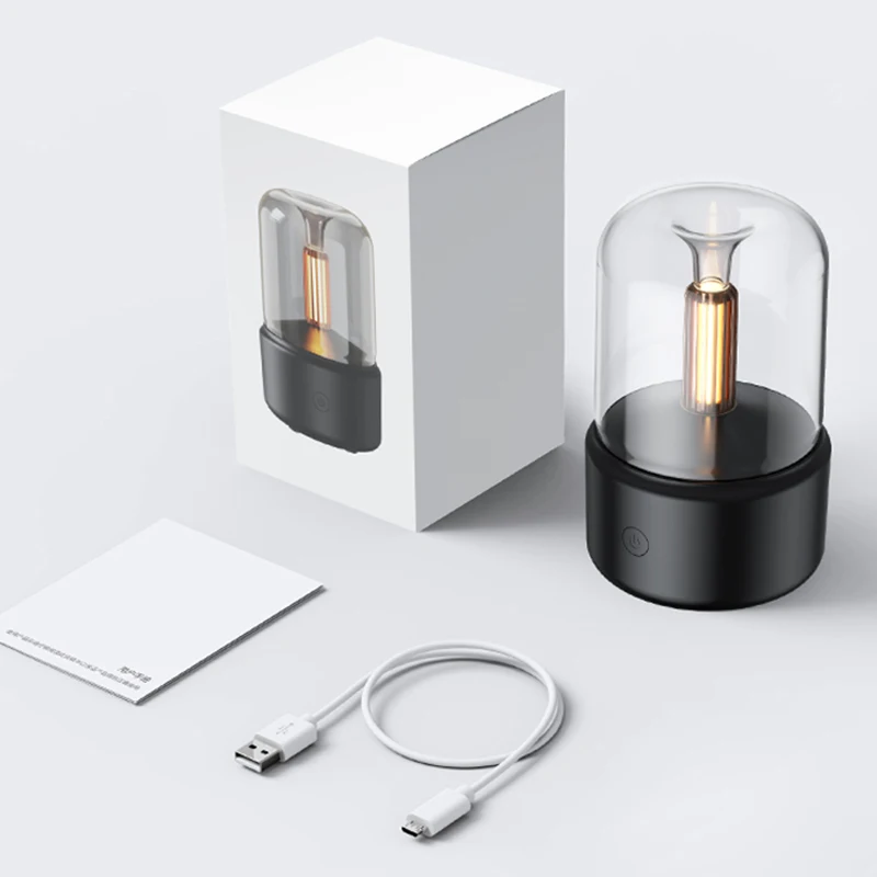KINSCOTER Mini-Arzneimittel-Diffusor USB-Luftbefeuchter mit ätherischen Ölen, Nachtlicht und Kaltvernebelungs-Sprühgerät für Herren_voghion.com