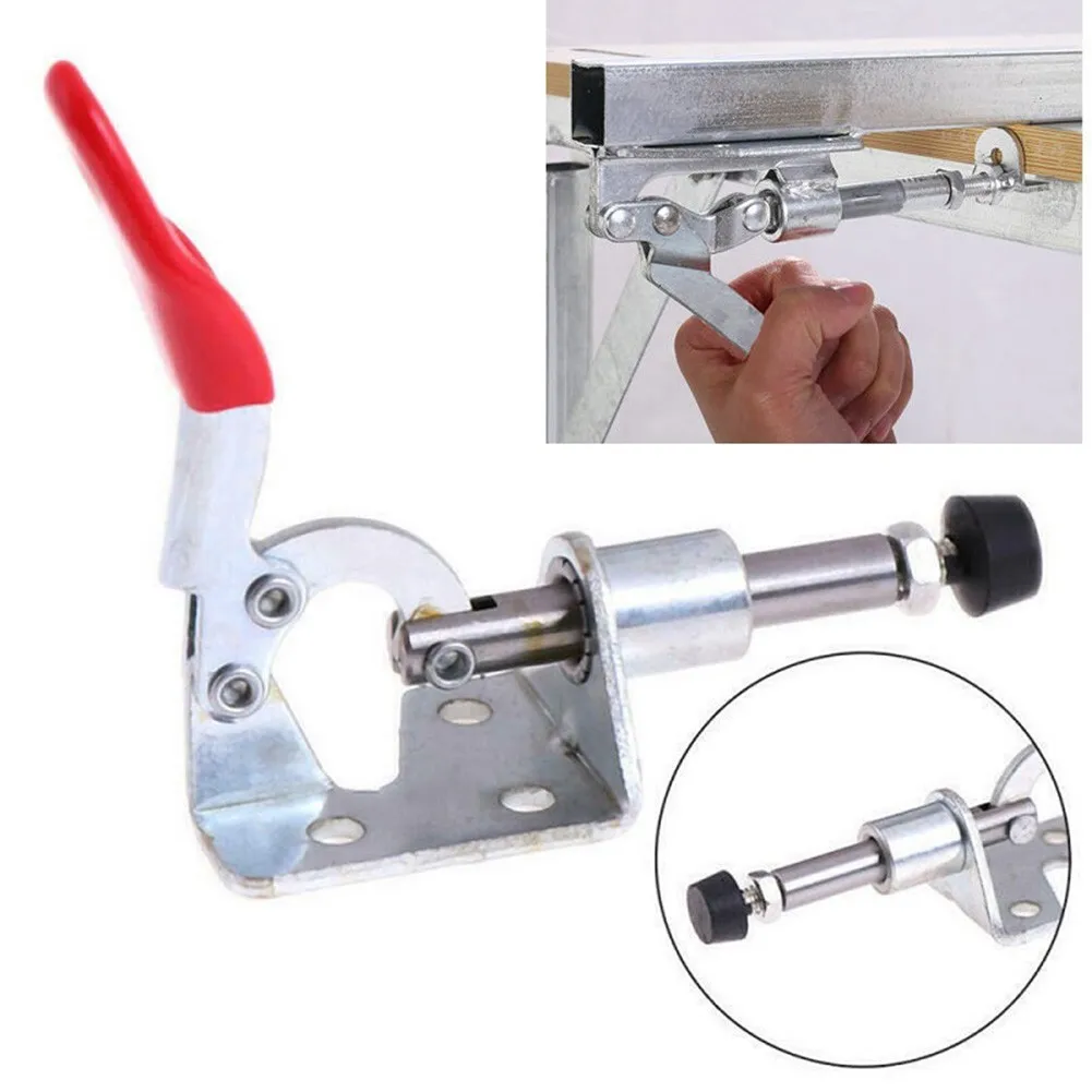 

45Kg Antislip Vertical Toggle Clamp GH-301-AM Covered Handle For Hand Tool Clamping Force Push-pull Clamps 16mm Plunger