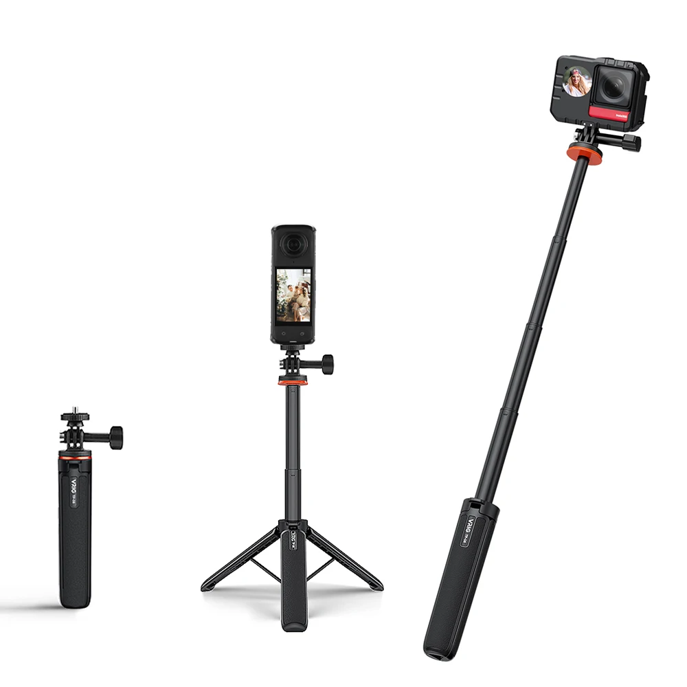 Vlgo 20In Selfie Stick Tripod Instar 360X5, GoPro 13, Action 5 Pro