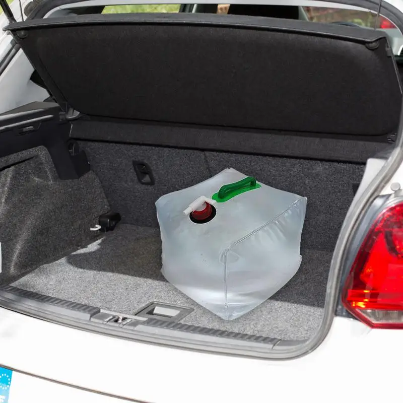 Sports Water Bag 5/10/20L Foldable Portable Drinking Water Bag Outdoor Camping Hiking Water Storage Bag Thickened Large Capacity Container