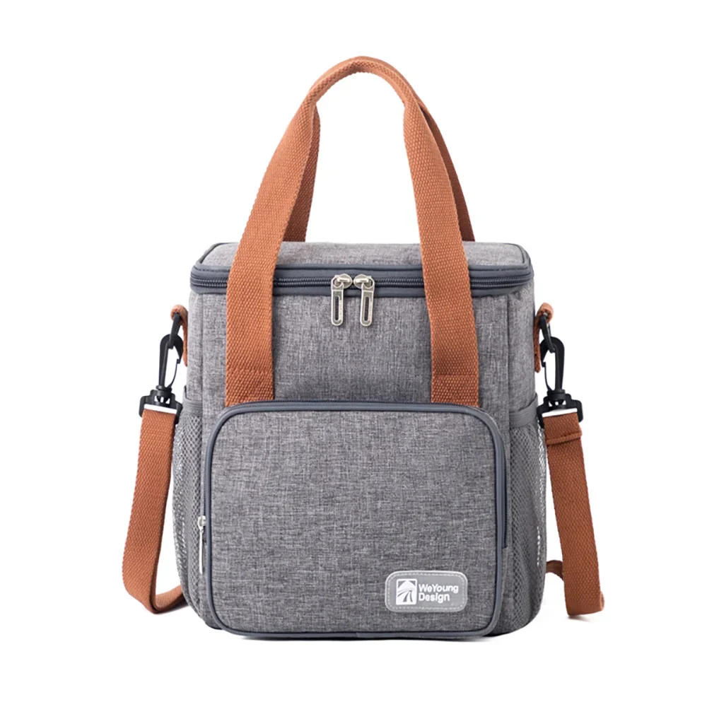 Lunch Bag 1pc kitchen organizer lunch box bento bag with high square insulation outdoor fresh-keeping lunch bag can be carried by hand