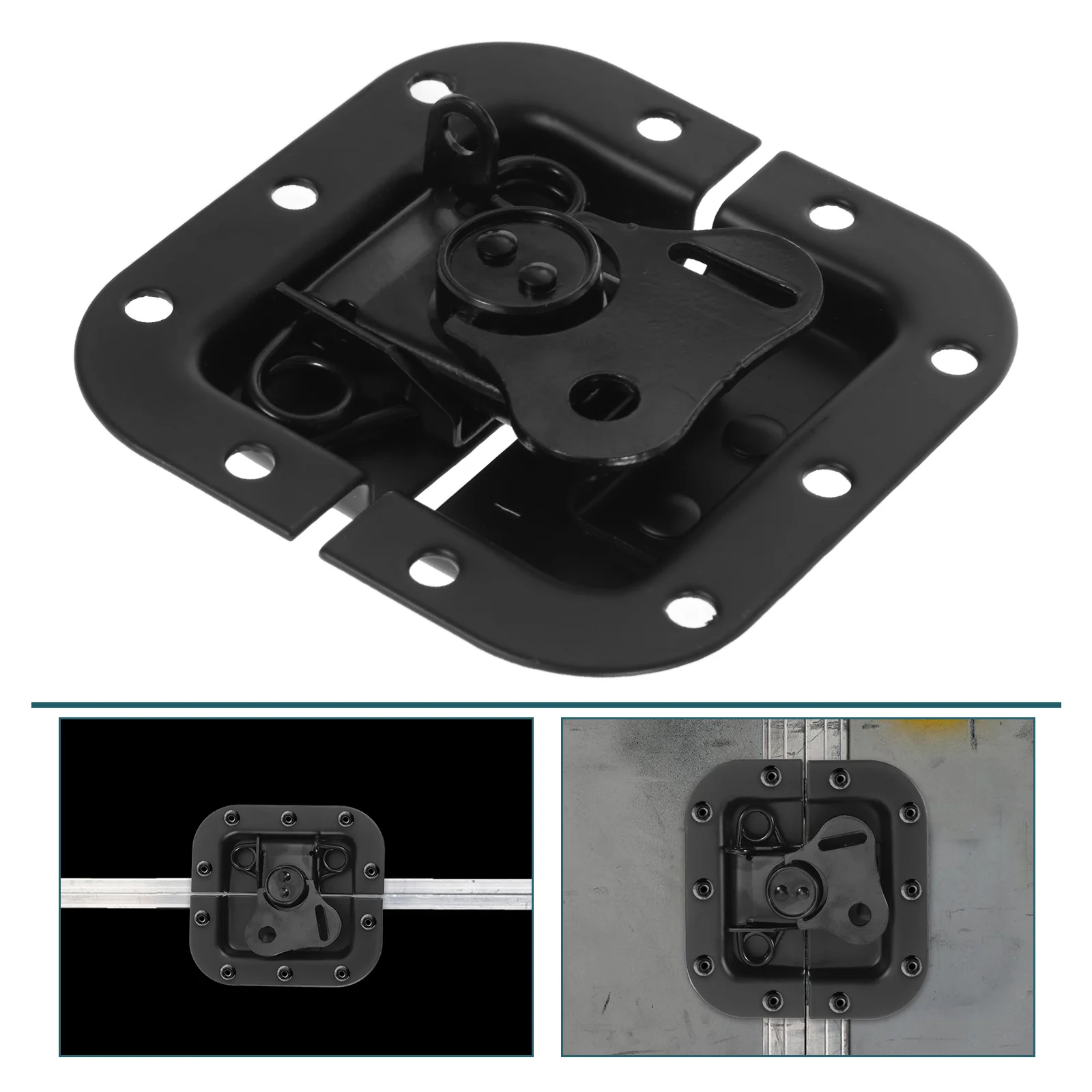 Butterfly Latch Spring Lock Stainless Steel Lid Retainer Hardware Aluminum Alloy For Audio Placement Rack