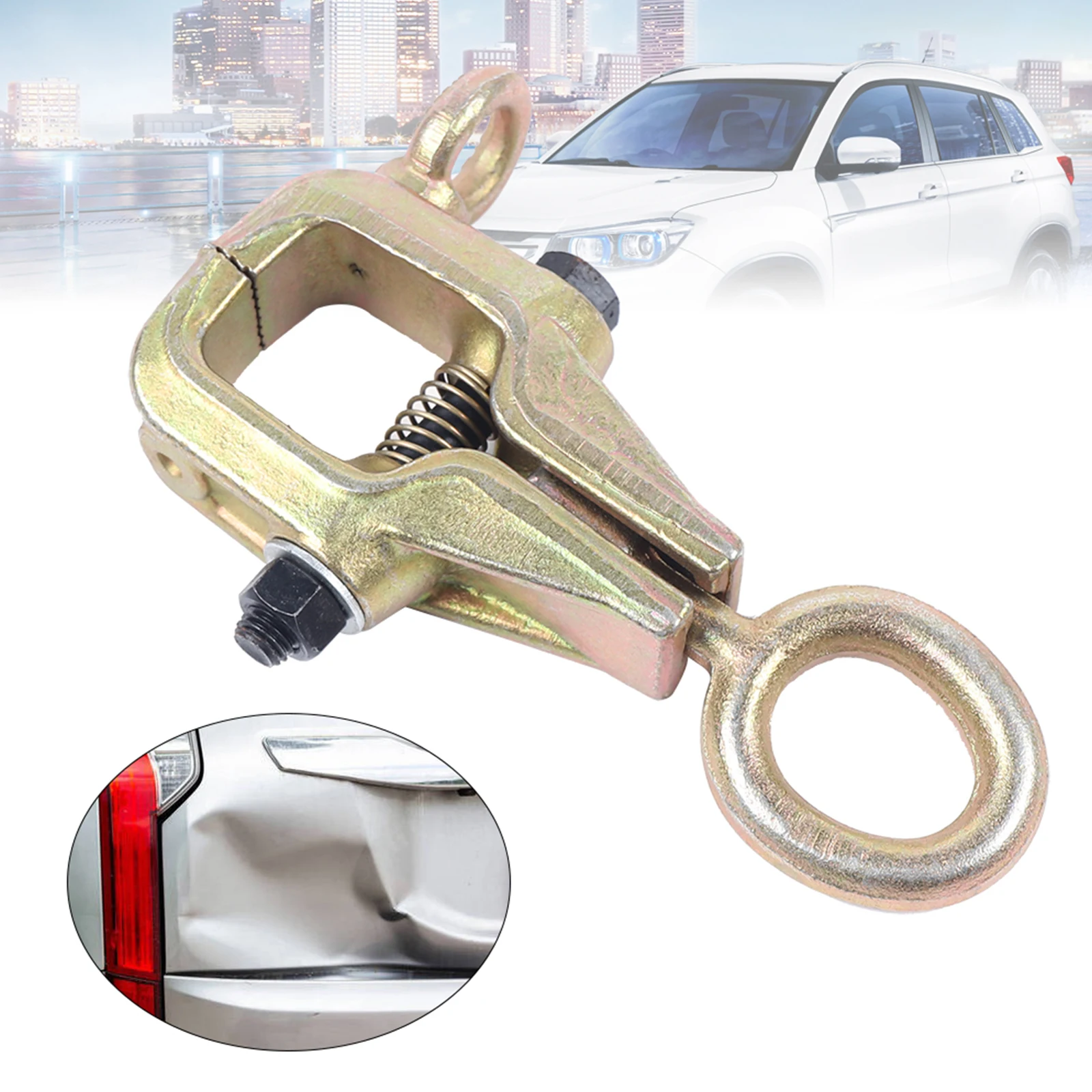 5T Self Tensioning Tension Clamp Heavy Duty Steel Body Clamp for Electromechanical Maintenance Car Repair Tool Kit