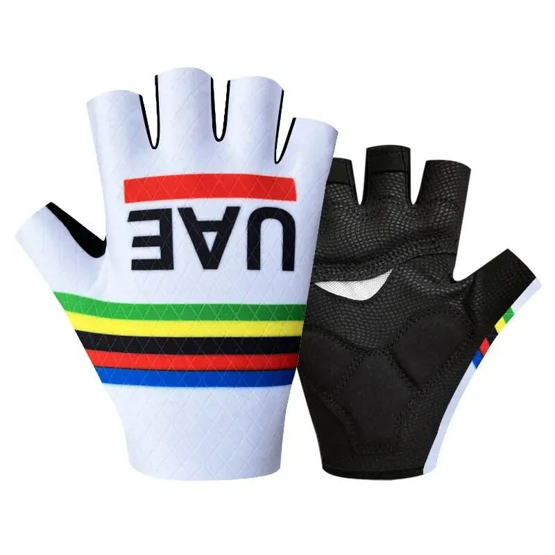 Team UAE Ring Race Commemorative Edition Cycling Gloves Breathable Road Bike Gloves Half Finger Anti Slip Mtb Bicycle Gloves sport gloves